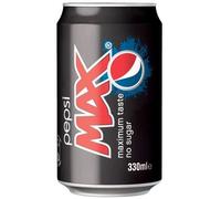 Pepsi Max A01100 Lot de 24 boîtes à boisson gazeuse 330 ml
