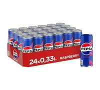 Pepsi Raspberry Flavour 24 x 330 ml (24 canettes - saveur framboise)