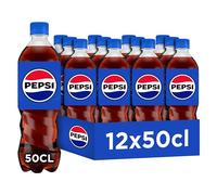 PEPSI Soda au Cola Classique - Lot de 12x50cl