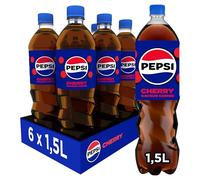 Pepsi Soda au Cola Classique Saveur Cerise 1,5L - Lot de 6