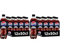 PEPSI Soda au Cola Sans Sucres - Lot de 24x50cl