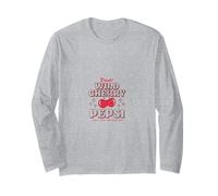 Pepsi Wild Cherry Light & Rafraîchissant Retro Graphic PAPL1938 Manche Longue