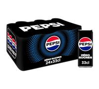 Pepsi Zéro Sans Sucres Canettes 24x33CL