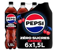 Pepsi Zéro Sans Sucres Saveur Cerise Bouteille 6 X 1,5L
