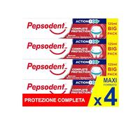 Pepsodent dentifrice 125 ml Complete Protection | Protection complète | BIG PACK (pack de 4 x 125 ml)