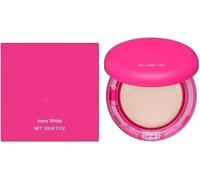 Peptide Bounce Balm Fond de teint avec pinceau, couverture naturelle, moyenne à construire, maquillage hydratant anti-âge, lisse la texture, tous types de peau (ivoire)