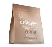 Peptide De Collagene Poudre Type I & III + Élastine Marin + Acide Hyaluronique - Collagène Hydrolysé en Poudre Facile à Dissoudre - Chocolat - Alpha Foods