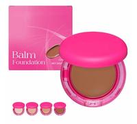 Peptide-Infused Bounce Balm Foundation,Peptide Bounce Foundation,Hydrating,Age-Defying Makeup,For Mature Skin,Natural,Buildable Medium Coverage & Line Blurring,Smooths Texture,All Skin Types (04, 1)