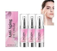 Peptides Crème pour les yeux pour les cercles sombres et les gonflements,Sérum de rides profondes de correction du rétinol,Crème anti-vieillissement pour réduire sous les sacs aux yeux (3)