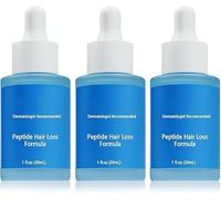 Peptonix Hair Growth Serum, Hair SeRUm Hair Growth, Copper Peptide Serum Hair,For Women and Men Promotes Regrowth,Reduces Thinning & Breakage (3 pcs)