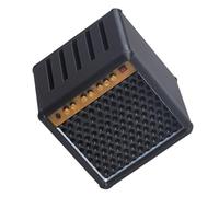 PEPWE Boîte de rangement imprimée pour médiators de guitare, simulation, haut-parleur, ornement, jouets, ukulélé, accessoires de rangement pour musiciens