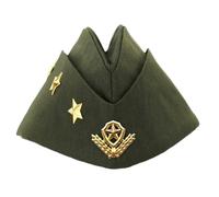 PEPWE Chapeau de capitaine marin - Chapeau de pilulier d'hôtesse de l'air - Parfait pour les amateurs de jeux de rôle et d'événements à thème d'Halloween - Chapeau de danse unisexe