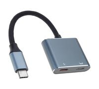 PEPWE Convertisseur USB C Plug & Play 4K 60 Hz 100 W Charge rapide Tablettes Appareils de streaming Adaptateur USB C pour bouton à bascule
