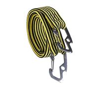 PEPWE Corde élastique plate antidérapante pour bagages de voiture - Cordon élastique avec crochet - Sangle élastique robuste pour bagages