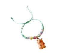 PEPWE Élégant bracelet Capybaras en résine tressée unique pour l'individualité et l'expression créative des bijoux pour enfants, taille unique, Comme décrit