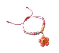 PEPWE Élégant bracelet Capybaras en résine tressée unique pour l'individualité et l'expression créative des bijoux pour enfants, taille unique, Comme décrit