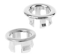 PEPWE Lavabo de salle de bain avec trou rond