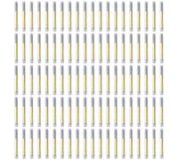 PEPWE Lot de 100 bâtons lumineux pour pêche de nuit Vert fluo