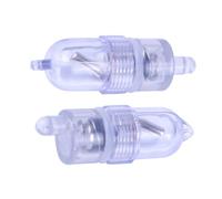 PEPWE Lot de 2 indicateurs d'alarme de touche pour canne à pêche nocturne LED sensible à la lumière - Équipement professionnel