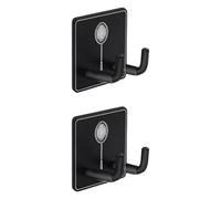 PEPWE Lot de 2 supports muraux verticaux en métal pour raquettes de badminton