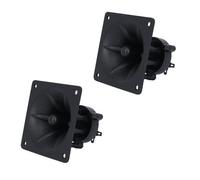 PEPWE Lot de 2 tweeters en céramique 150 W avec aigus carrés de musique 85 mm