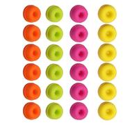 PEPWE Lot de 24 moules à cupcakes antiadhésifs en silicone pour la fabrication de desserts et de desserts faciles à démouler