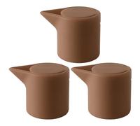 PEPWE Lot de 3 bouchons hermétiques en silicone de qualité alimentaire pour vins rouges et blancs, boissons pétillantes, conserves, fraîcheur