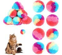 PEPWE Lot de 30 jouets doux et durables pour chats - Jouet d'entraînement pour animaux de compagnie - Jouet amusant pour encourager l'activité physique