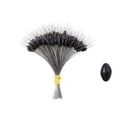 PEPWE Lot de 300 flotteurs ovales/cylindriques en silicone souple pour pêche - Accessoires de pêche durables et souples