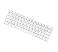 PEPWE Lot de 64 touches blanches en PBT pour claviers mécaniques MX