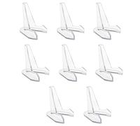 PEPWE Lot de 8 supports transparents pour pièces de monnaie