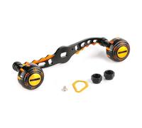 PEPWE Poignée de moulinet de pêche en métal/EVA - Pièce d'assemblage - Pièce de rechange pour appâts de pêche