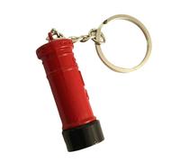 PEPWE Porte-clés britannique en métal avec bus, cabine téléphonique, boîte aux lettres, horloge et tour porte-clés pour diverses occasions