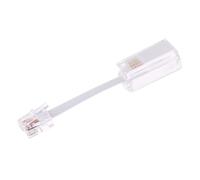 PEPWE RJ9 4P4C Démêlant Câble Téléphone Démêlant Câble de Téléphone Adaptateur Rotatif à 360 Degrés pour un Traitement Efficace des Appels Accessoire de Bureau Téléphone