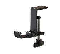 PEPWE Support pliable portable pour écouteurs avec hauteur réglable et base stable avec fonction support de cordon support de casque réglable pour bureau