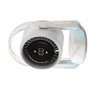 PEPWE Ventilateur de sol portable à 100 vitesses réglables, oscillation automatique, grand angle, fonction de refroidissement, affichage LED intégré, refroidisseurs à vitesse réglable, silencieux