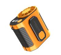 PEPWE Ventilateur de taille portable - Courroie de refroidissement à 3 vitesses - Dispositif de refroidissement extérieur facile à utiliser - Ventilateur sans pales