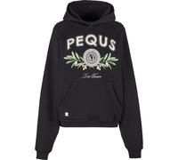 Pequs Sweat-shirt 'Olive Coin Relic' jaune / vert / noir / blanc, Taille M