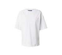 Pequs T-shirt 'Paradise Beach Club' nude / blanc, Taille XS