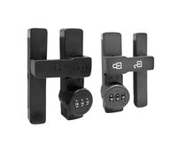 PEQYUACTE Brown Keyless Cabinet Lock Double-Door Glass Closet Door Drawer Refrigerator 1Pcs