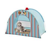 Per Animali Domestici - Morbida Cuccia Per Cani E Gatti | Imperméable pour Gatti E Cani | Cucce Lavabili Pieghevoli Traspiranti Con Flusso D'Aria E Ventilazione Per Cuccioli Cani Piccoli