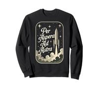 per Aspera Ad Astra Philosophical vers Les étoiles Sweatshirt