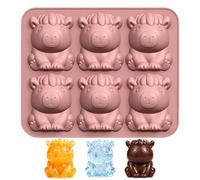 Per Ghiaccio Per Whisky - Per Ghiaccio | Silicone Antiaderente Capibara A Rilascio Facile | Vassoio Per Cubetti Di Con 6 Cavità | Per Whisky, Caffè, Birra, Bevande Fredde