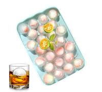 Per Glace - Plateau pour boules de glace 18,5 x 12,5 x 2,5 cm | Conteneur pour la création de gadgets de cuisine, libère tous les glaçons en une seconde, plateau réutilisable