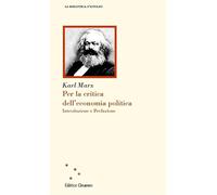 Per la critica dell'economia politica. Introduzione e Prefazione