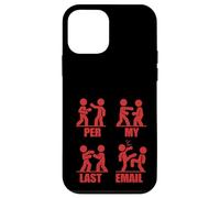 per My Last Email Figurines de Combat Amusantes Meme de Travail Coque pour iPhone 12 Mini