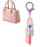 Per Perle De Trousseau Mignon - Porte-clés Mignon - Anneau De Clé De Perle À Main - Charme De Coloré Pour Les Femmes - Sac Accessoire Pendant - Porte-clés Fabriqués À La Main Unique - Esth