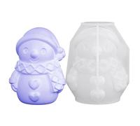 Per Pupazzi di Neve di Natale 3D - Stampo per Gesso e Argilla - Stampo Silicone 3D Per Colata Di Résine Per Pupazzo Di Neve | Per Vacanze, Maison, Artigianato, Gâteau, Sapone, Mariage