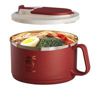 Per Zuppa - Manico Antiscottatura Di Grande Capacità Da 1650 Ml, Per Noodle Contenitore Poire Insalata Pranzo Macedonia Home Office Scuola Appartamento Dormitorio Picnic Campeggi