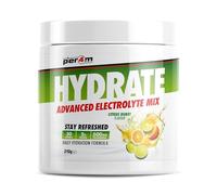 Per4m Hydration Electrolyte Mix, Électrolytes pour Hydratation Optimale et Récupération Sportive, Sodium Potassium Magnésium pour Endurance et Performance Athlétique - Citrus Burst - 210g